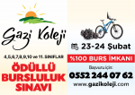 Gaziantep Gazi Koleji Bursluluk Sınavı